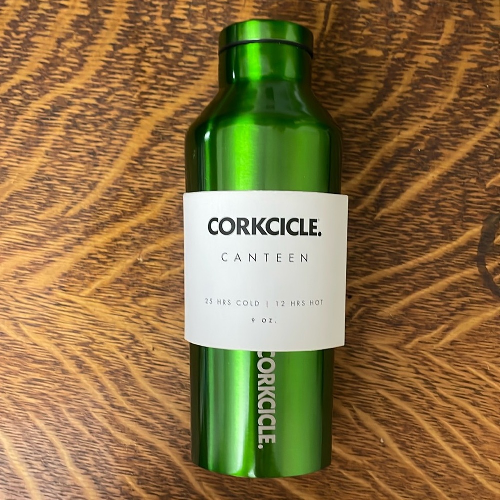 Corkcicle 9 oz Ninja Green Canteen